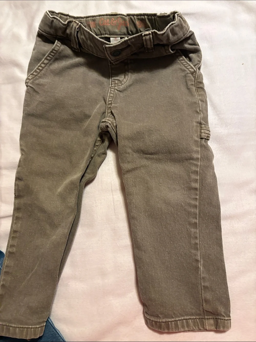 Toddler Jeans lot of 4 - Blue, Light Blue, Gray, Brown. Gap and cat n jack